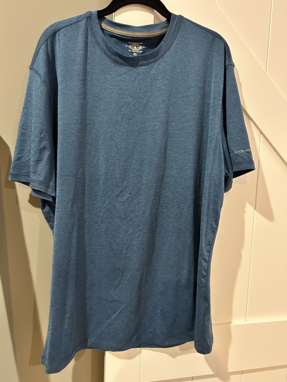 G.H. Bass & Co. Short-Sleeve Crew Tee in Dusty Blue